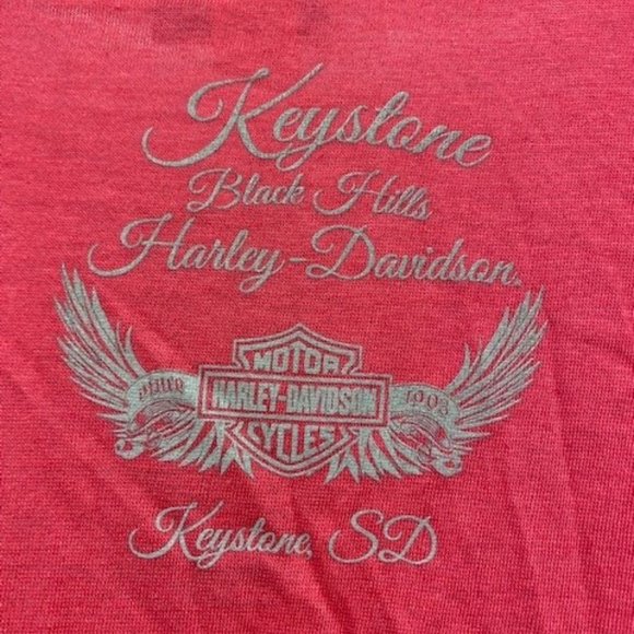 Keystone Harley Davidson Throwback Berry Long Sleeve T-Shirt‎ - size Small - NWT - Picture 4 of 5